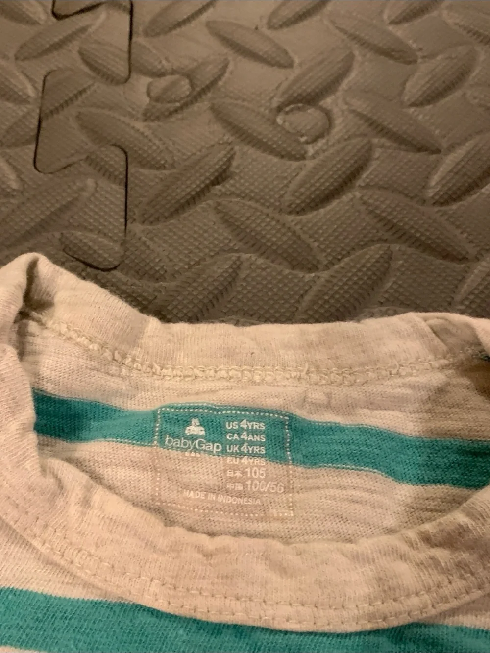 Short Sleeve Shirts Boys Blue Shark Graphic Tee Striped Boys Size 4T